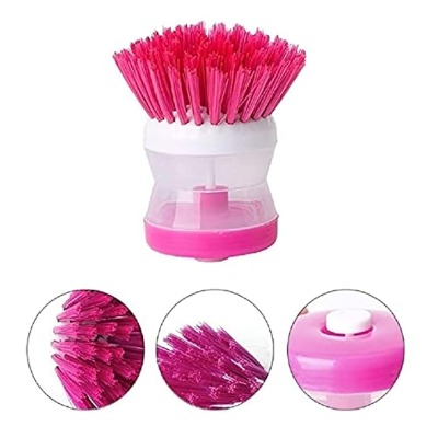 Dish Cleaning Brush with Soap Dispenser