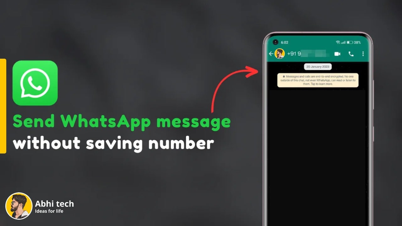 Message Unsaved Contacts on WhatsApp